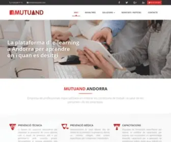 Mutuand.com(Documento movido) Screenshot