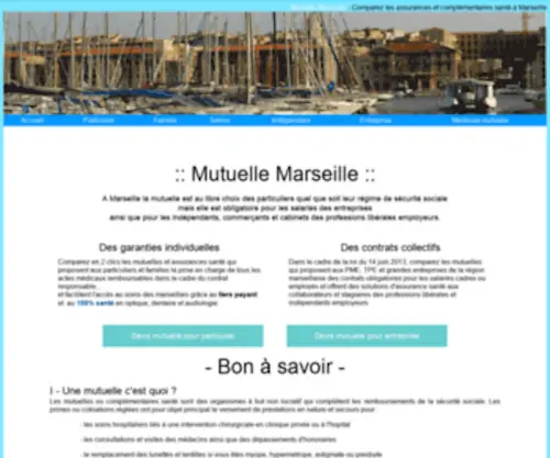 Mutuelle-Marseille.pro(Mutuelle Marseille) Screenshot