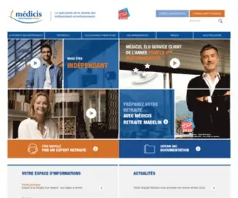 Mutuelle-Medicis.com(Médicis) Screenshot