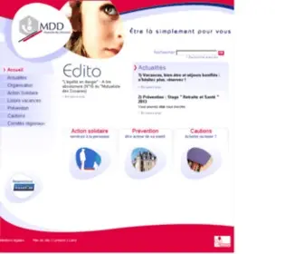 Mutuelledesdouanes.fr(Mutuelle des Douanesaccueil) Screenshot