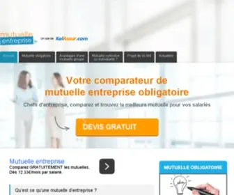 Mutuelleentreprise.fr(Guide pratique de la mutuelle entreprise) Screenshot