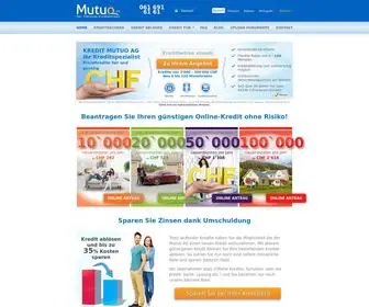 Mutuo.ch(Kredit bis 350'000 CHF ✓ Flexible Laufzeit von 6) Screenshot