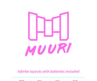 Muuri.dev(Muuri is a JavaScript library) Screenshot