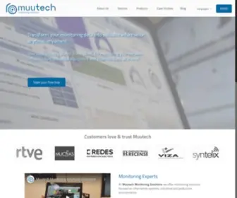 Muutech.com(Expertos en monitorización) Screenshot