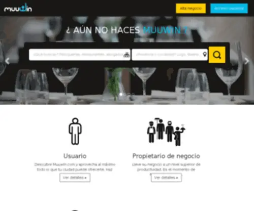 Muuwin.com(Directorio de empresas y servicios) Screenshot