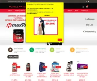 MuxcularWorld.com(▷ Tienda de Nutrición Deportiva Online) Screenshot