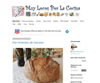 Muylocosporlacocina.com(Muy Locos Por La Cocina) Screenshot