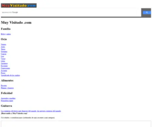 Muyvisitado.com(MuyVisitado) Screenshot