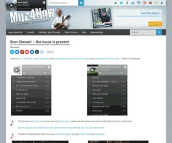 Muz4Now.com(Stan Stewart) Screenshot