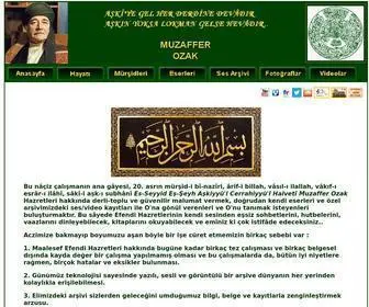 Muzafferozak.com(Muzaffer Ozak) Screenshot