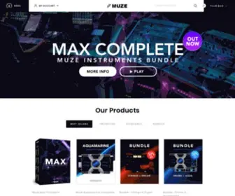 Muze.shop(Virtual Instruments for music production) Screenshot