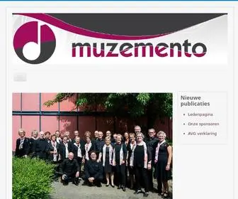 Muzemento.nl(Muziektheatergezelschap) Screenshot