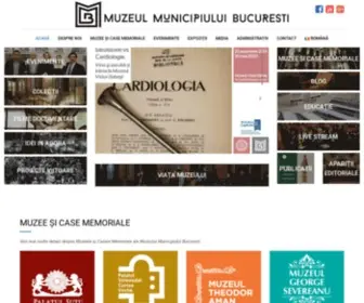 Muzeulbucurestiului.ro(Site Oficial) Screenshot