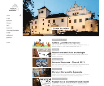 Muzeum-Blanenska.cz(Úvod) Screenshot