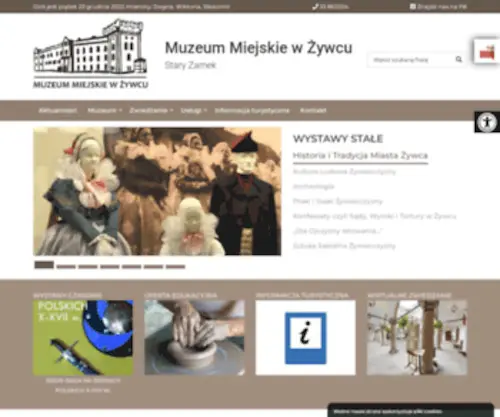 Muzeum-Zywiec.pl(Muzeum Zywiec) Screenshot
