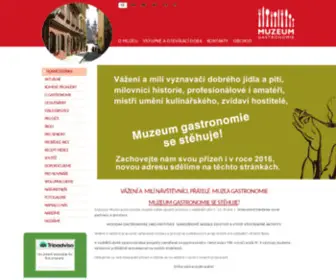 MuzeumGastronomie.cz(Hlavní stránka) Screenshot