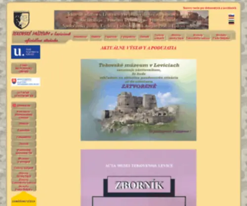 Muzeumlevice.sk(Hlavná) Screenshot