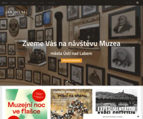 Muzeumusti.cz(Muzeum města Ústí nad Labem) Screenshot