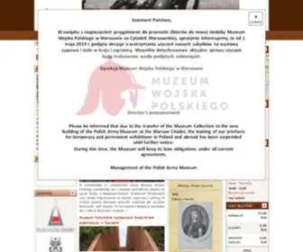 Muzeumwp.pl(Muzeum Wojska Polskiego w Warszawie) Screenshot