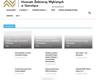 MuzeumZolnierzywykletych.pl(Muzeum Żołnierzy Wyklętych w Ostrołęce) Screenshot