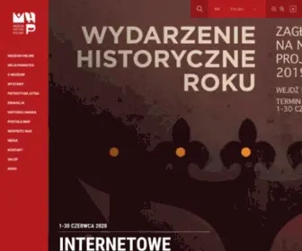 Muzhp.pl(Muzeum Historii Polski w Warszawie) Screenshot