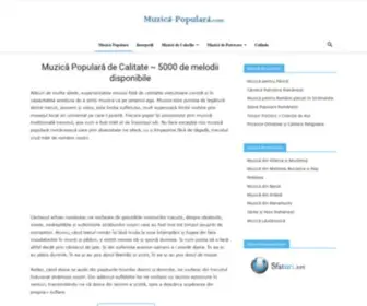 Muzica-Populara.com(Muzica Populara) Screenshot