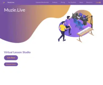 Muzie.live(Virtual Music Lesson Studio) Screenshot