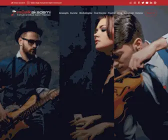 Muzikakademi.com.tr(Türkiye'nin En Çok Tercih Edilen Müzik ve Sanat Okulu Müzik Akademi) Screenshot