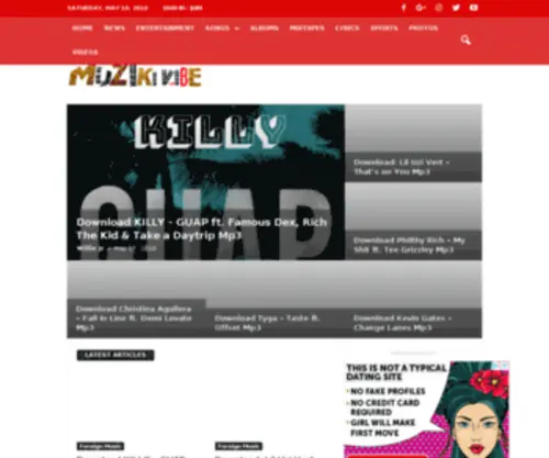 Muzikivibe.com(Muzikivibe) Screenshot