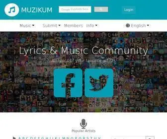 Muzikum.eu(Everything about your favorite artists) Screenshot
