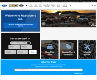 Muzimotors.com(Muzi Ford) Screenshot