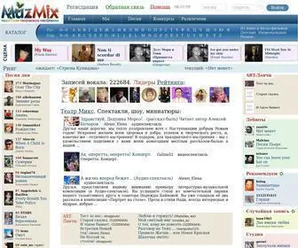 Muzmix.com(Great domain names provide SEO) Screenshot