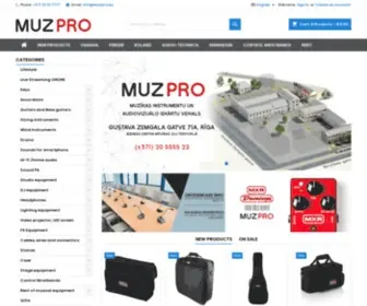 Muzpro.eu(Music Store Online Shop) Screenshot