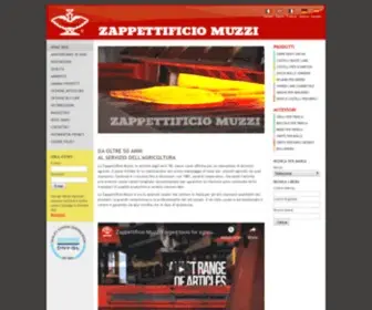 Muzzi.com(ZAPPETTIFICIO MUZZI soc) Screenshot