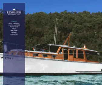 MV-Kangaroo.com.au(MV Kangaroo Luxury Halvorsen Charter Boat) Screenshot