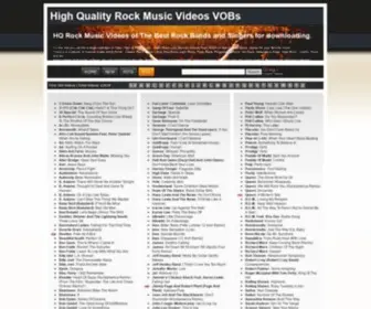 MV-Rock.com(High Quality Rock Music Videos and Video Clips in VOB) Screenshot