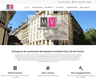 MV-Valorisation.fr(Entreprise) Screenshot