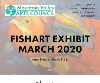 Mvacarts.org(Mountain Valley Arts Council) Screenshot