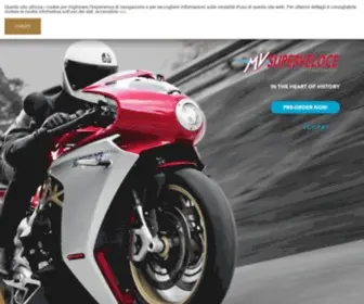 Mvagusta.com(MV Agusta) Screenshot