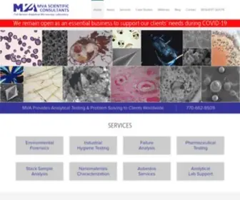 Mvascientificconsultants.com(MVA Scientific Consultants) Screenshot