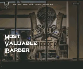 MVbbarbershop.net(MVB Barbershop) Screenshot