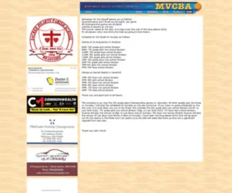 MVcba.com(Merrimack Valley Catholic Basketball) Screenshot