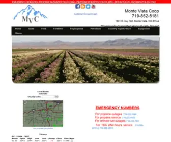 Mvcoop.com(Monte Vista Cooperative) Screenshot