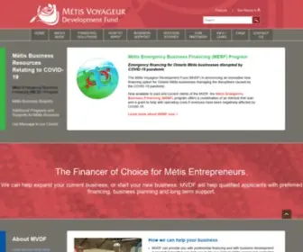 MVDF.ca(Métis Voyageur Development Fund) Screenshot