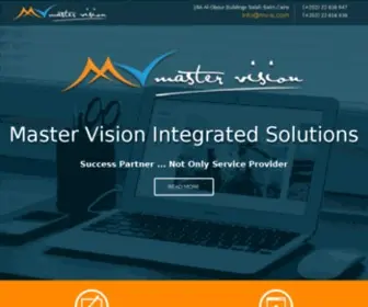 Mvegypt.com(Master Vision integrated solutions) Screenshot