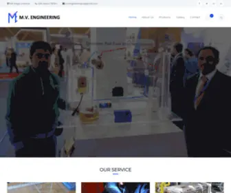 Mvengineering.co.in(Acrylic Display Work in Chennai) Screenshot