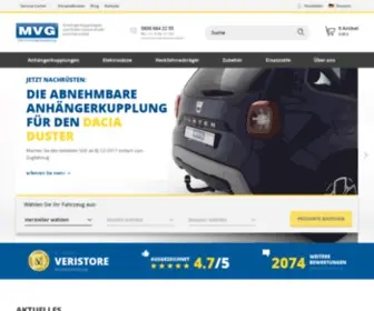 MVG-AHK.de(MVG ist Hersteller von Anhängerkupplungen (AHK) und Elektrosätzen (E) Screenshot