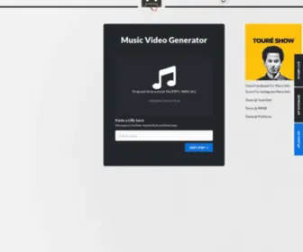 Mvgen.com(// MVGEN : A GIF POWERED MUSIC VIDEO GENERATOR Touré) Screenshot