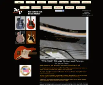 Mvguitars.com(mvguitars) Screenshot