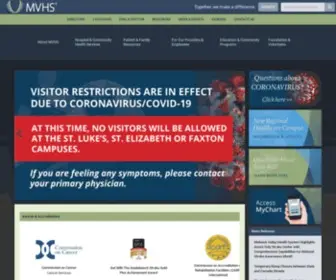 Mvhealthsystem.org(Mohawk Valley Health System) Screenshot